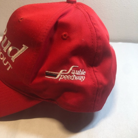 Vintage Bud Shootout Sauble Speedway Snapback cap hat 2000 - Picture 12 of 12